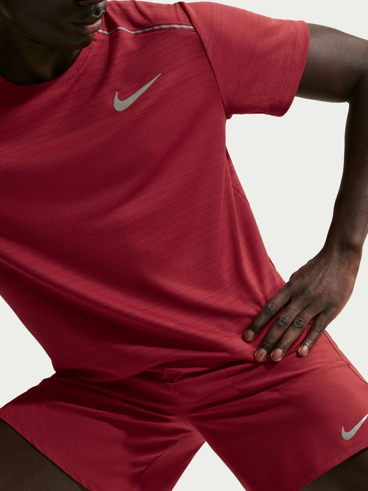 Dsiney Kidz - Nike Team Crimson Red Dri-FIT Stride 7 Inch Briefs Lined Running Shorts image 3