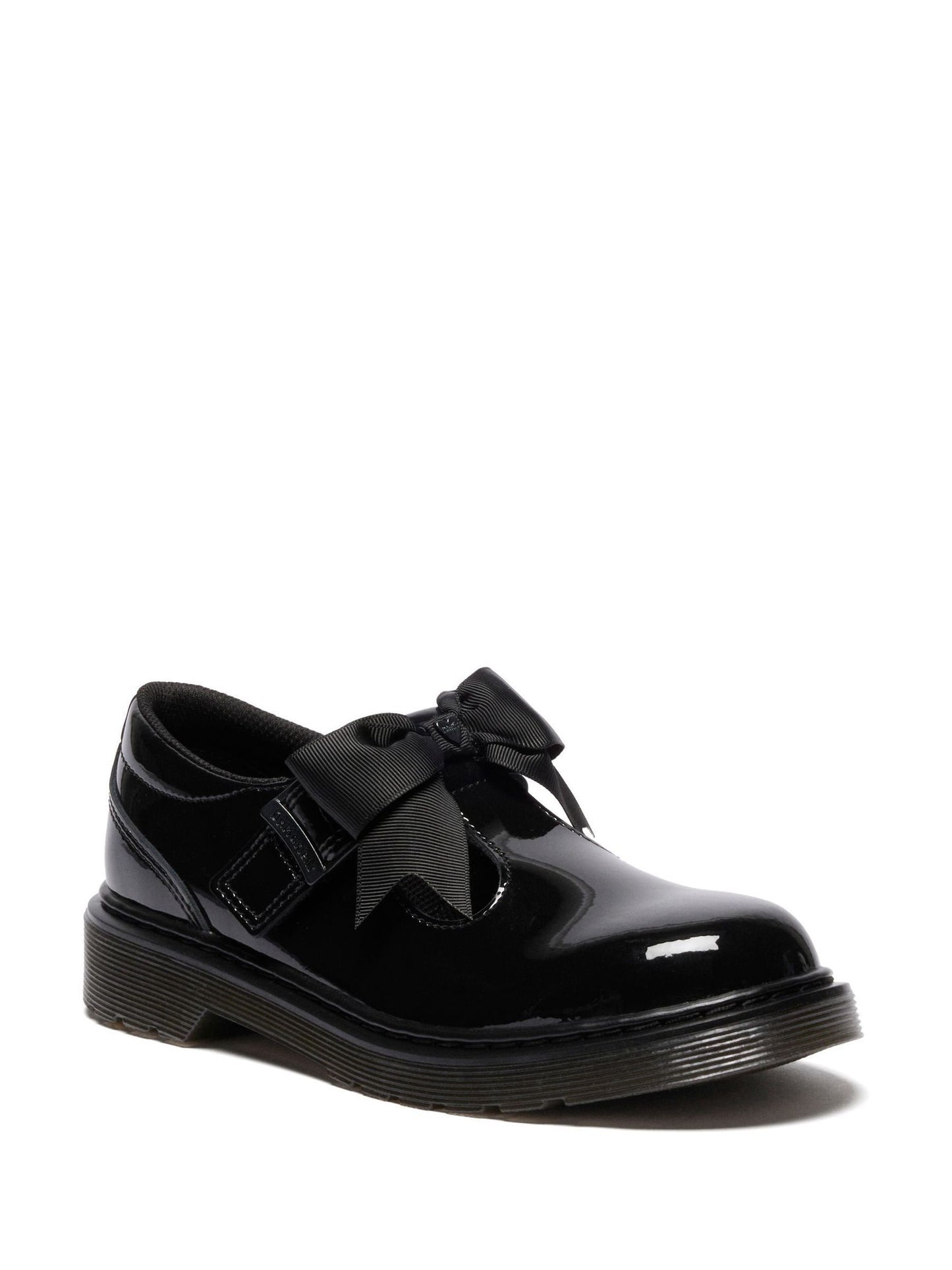 Dr. Martens Black Polley II Bow Y Patent Lamper Shoes image 1
