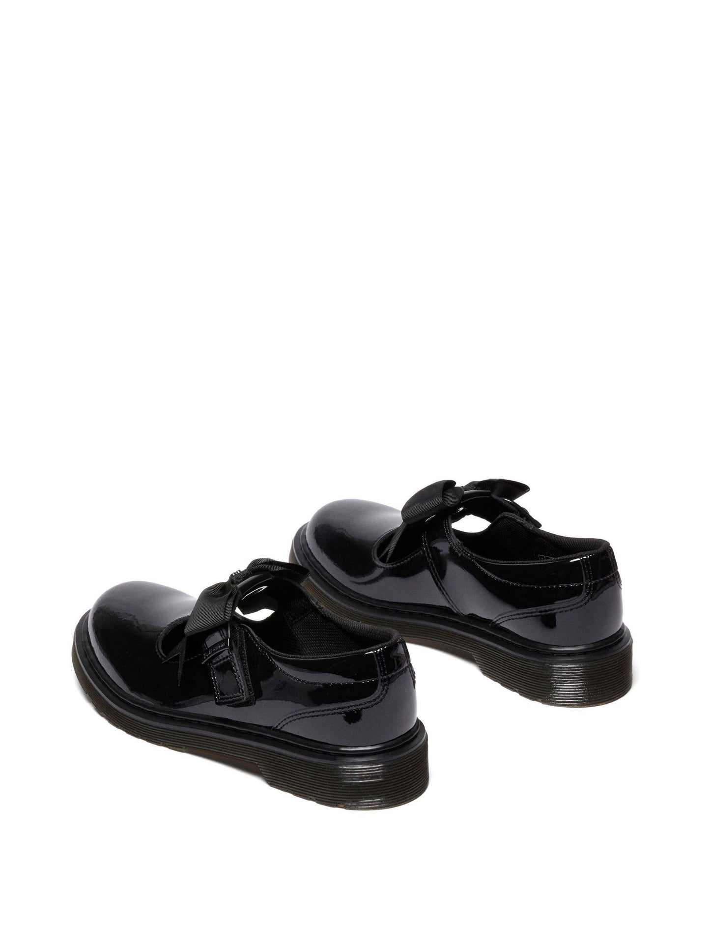 Dr. Martens Black Polley II Bow Y Patent Lamper Shoes image 3