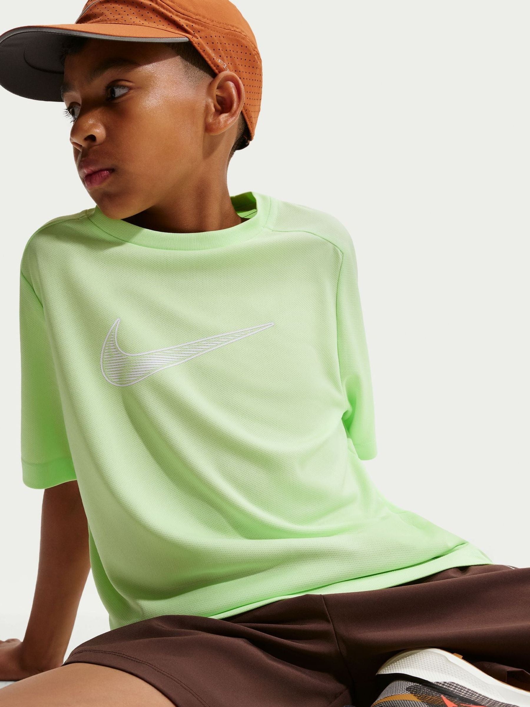 Dsiney Kidz - Nike Lime Green Multi Dri-FIT T-Shirt image 5