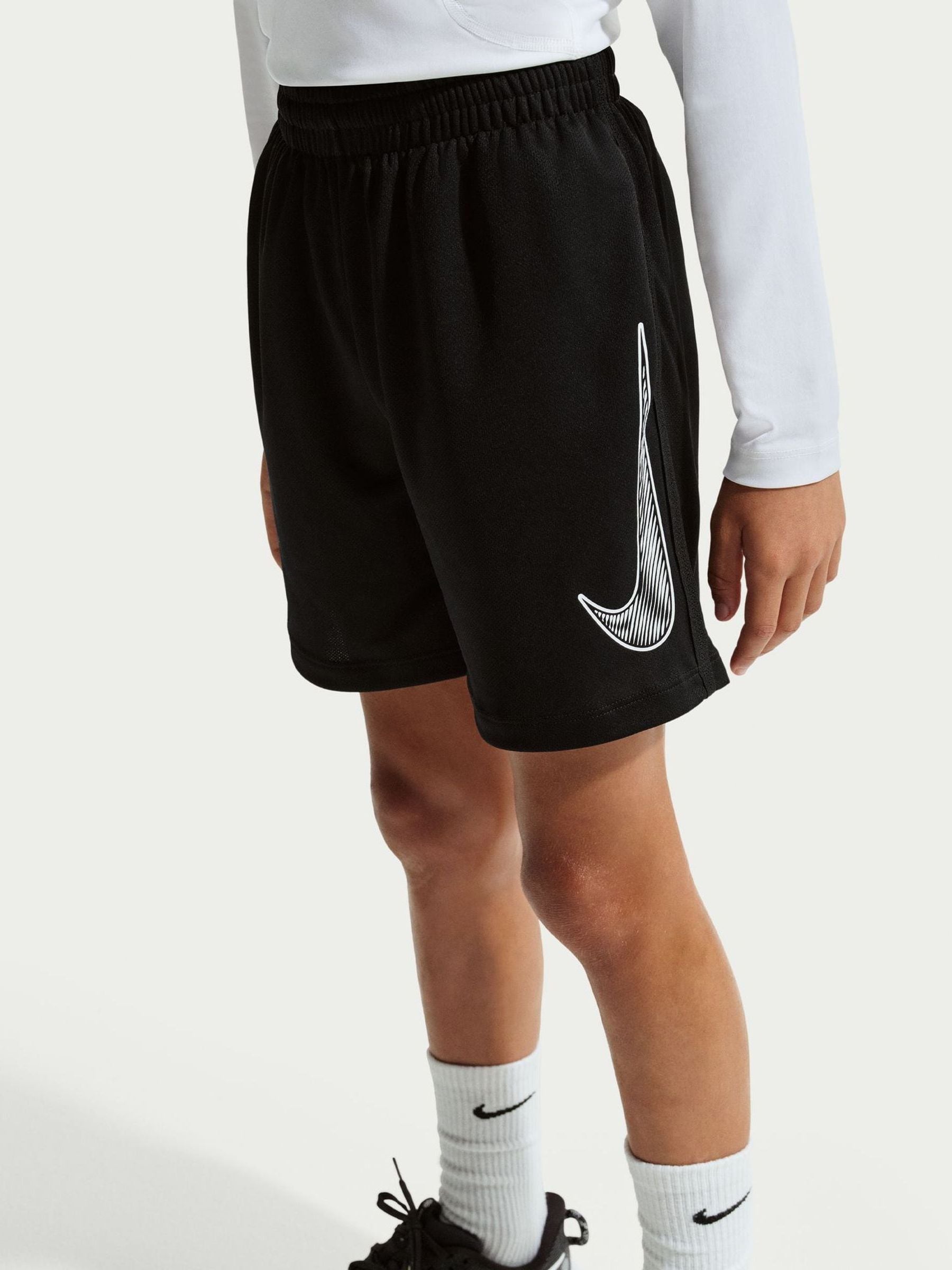 Dsiney Kidz - Nike Black Multi Dri-FIT Training Shorts image 1