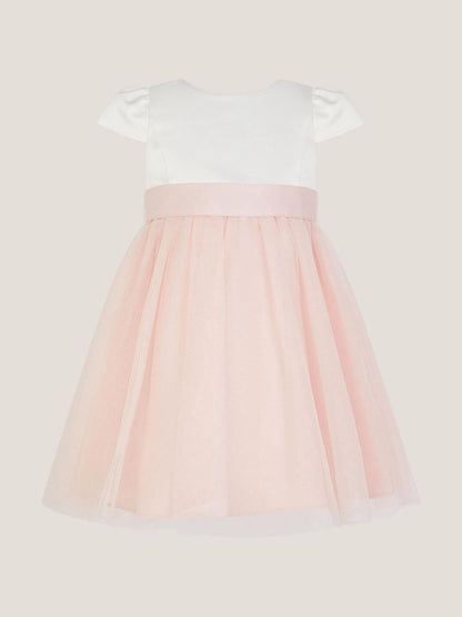 Monsoon Pink Baby Satin Bridesmaid Dress image 2