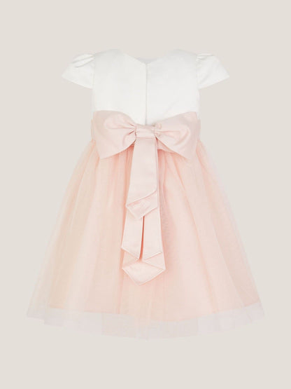 Monsoon Pink Baby Satin Bridesmaid Dress image 3