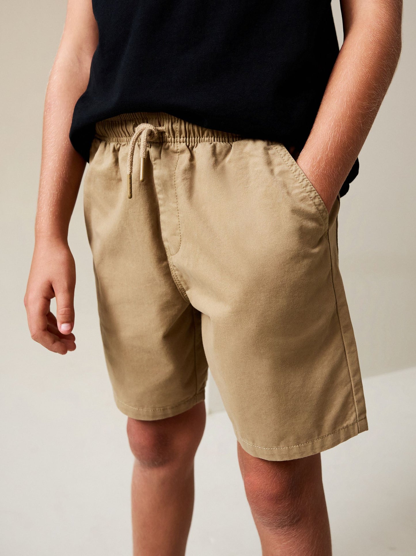Dsiney Kidz - Tan Brown Regular Fit Shorts (3-16yrs) image 4