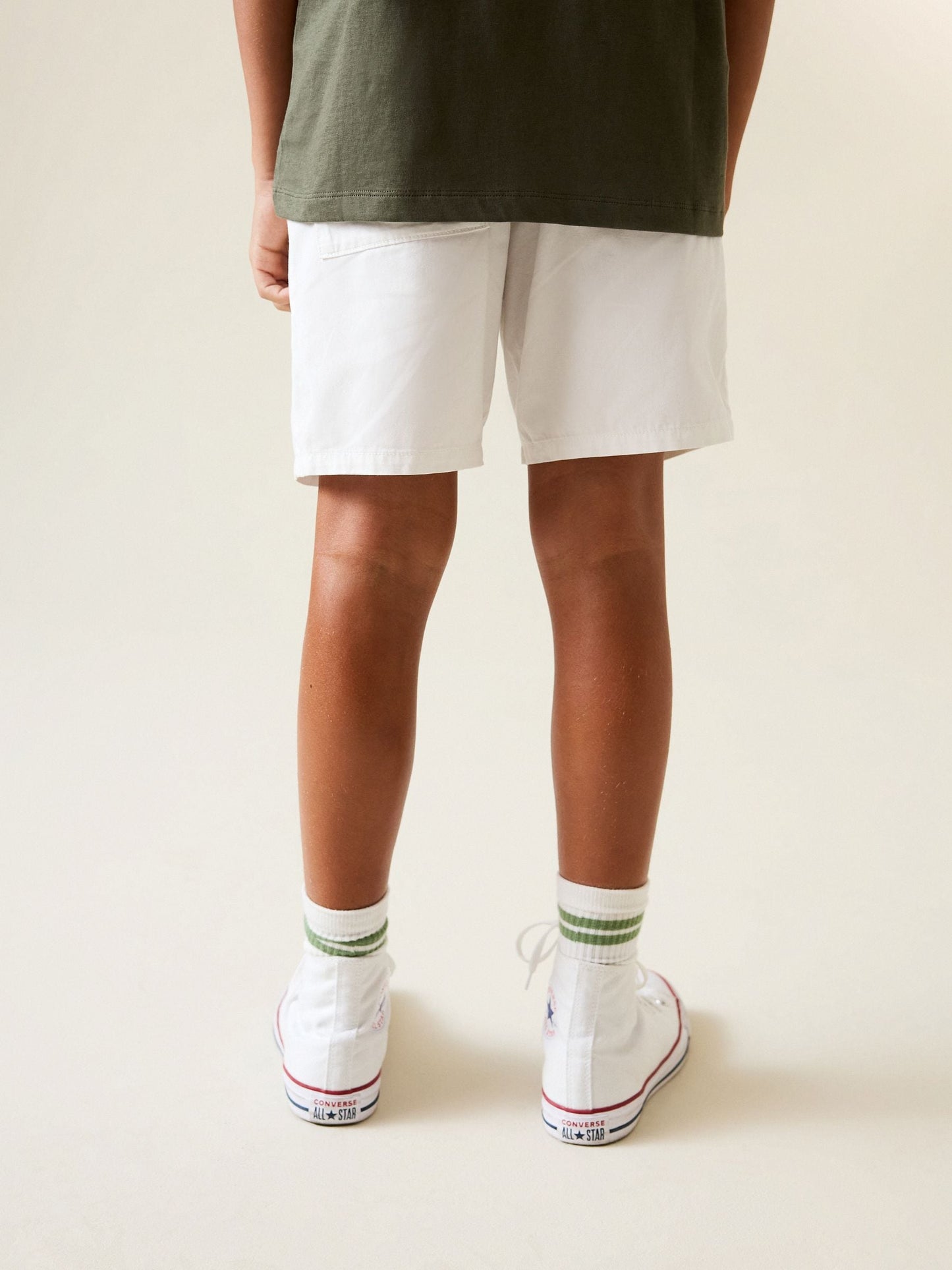 Dsiney Kidz - White Regular Fit Shorts (3-16yrs) image 3