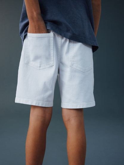 Dsiney Kidz - White Single Denim Shorts (3-16yrs) image 5
