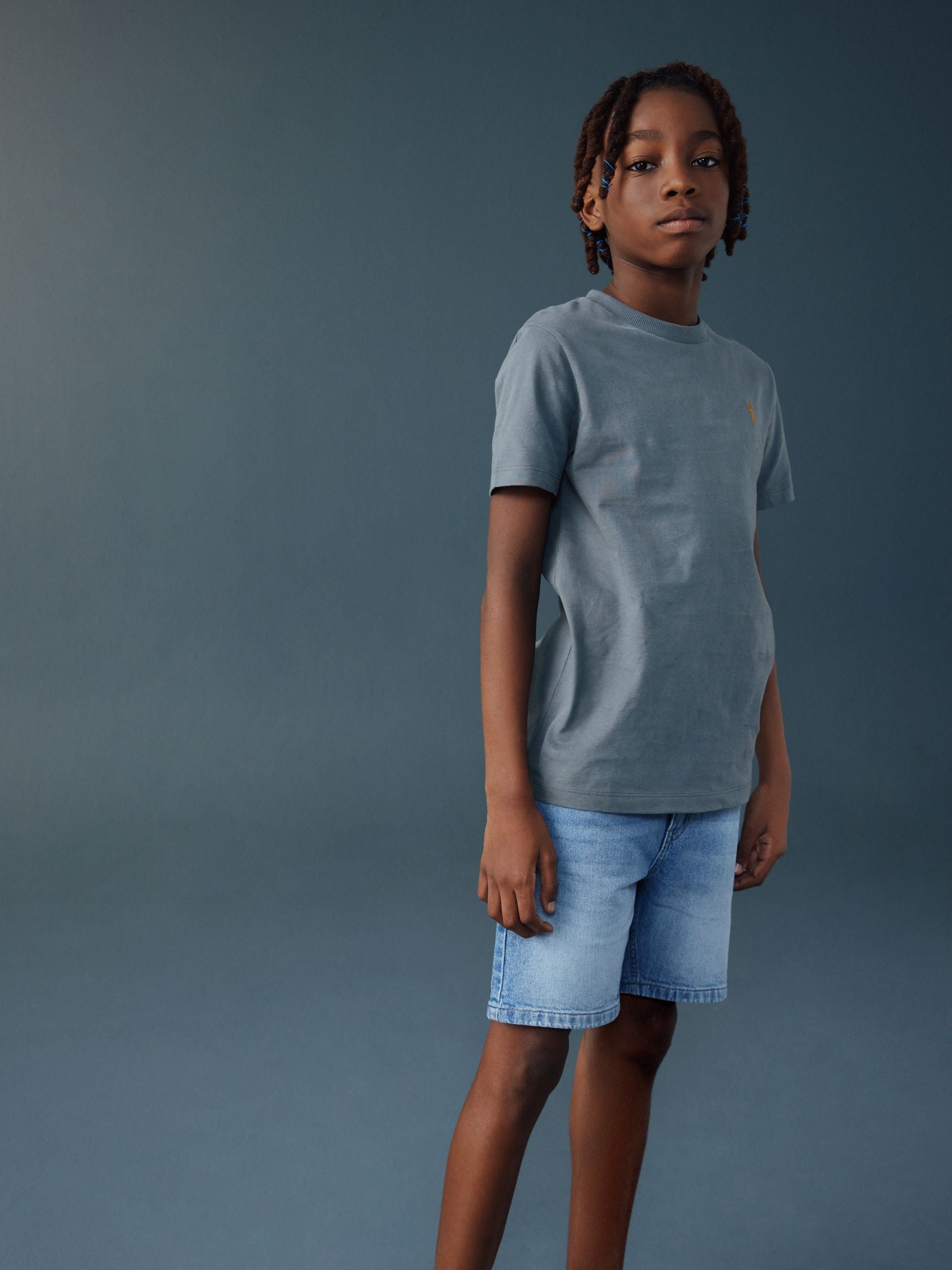 Dsiney Kidz - Light Blue Single Denim Shorts (3-16yrs) image 2