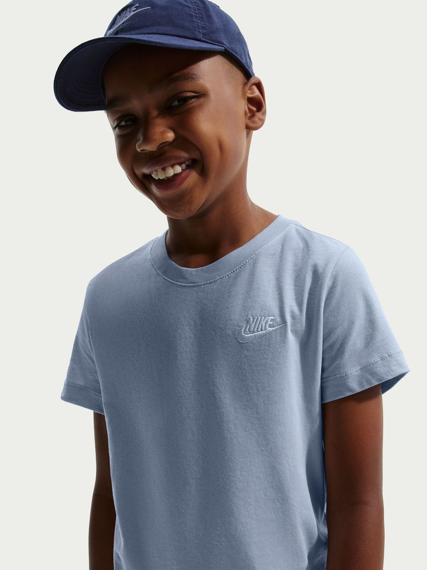 Dsiney Kidz - Nike Ghost Blue Short Sleeve Club T-Shirt image 1