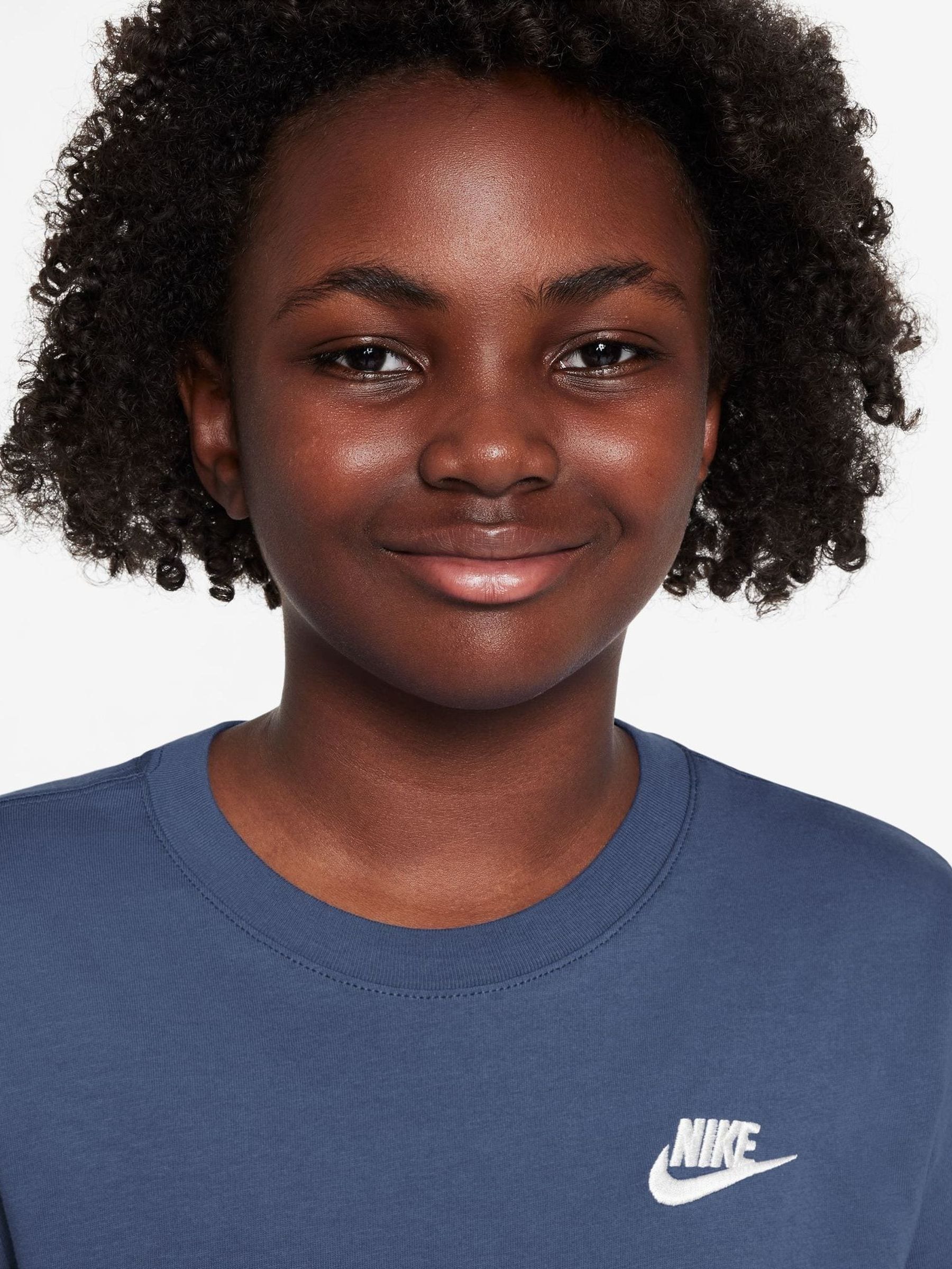 Dsiney Kidz - Nike Mystic Navy Short Sleeve Club T-Shirt image 3
