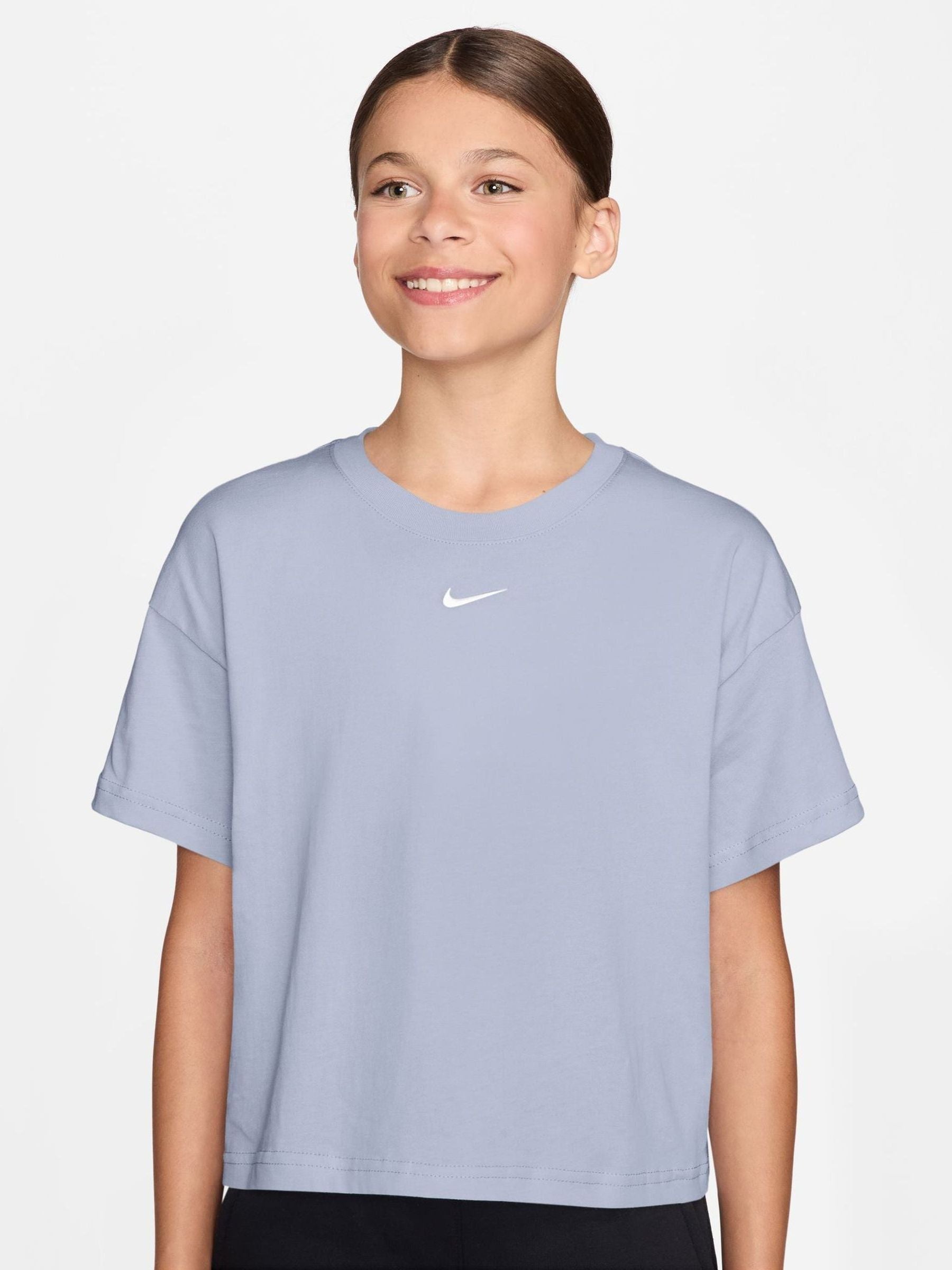Dsiney Kidz - Nike Ghost Blue Sportswear Boxy T-Shirt image 1