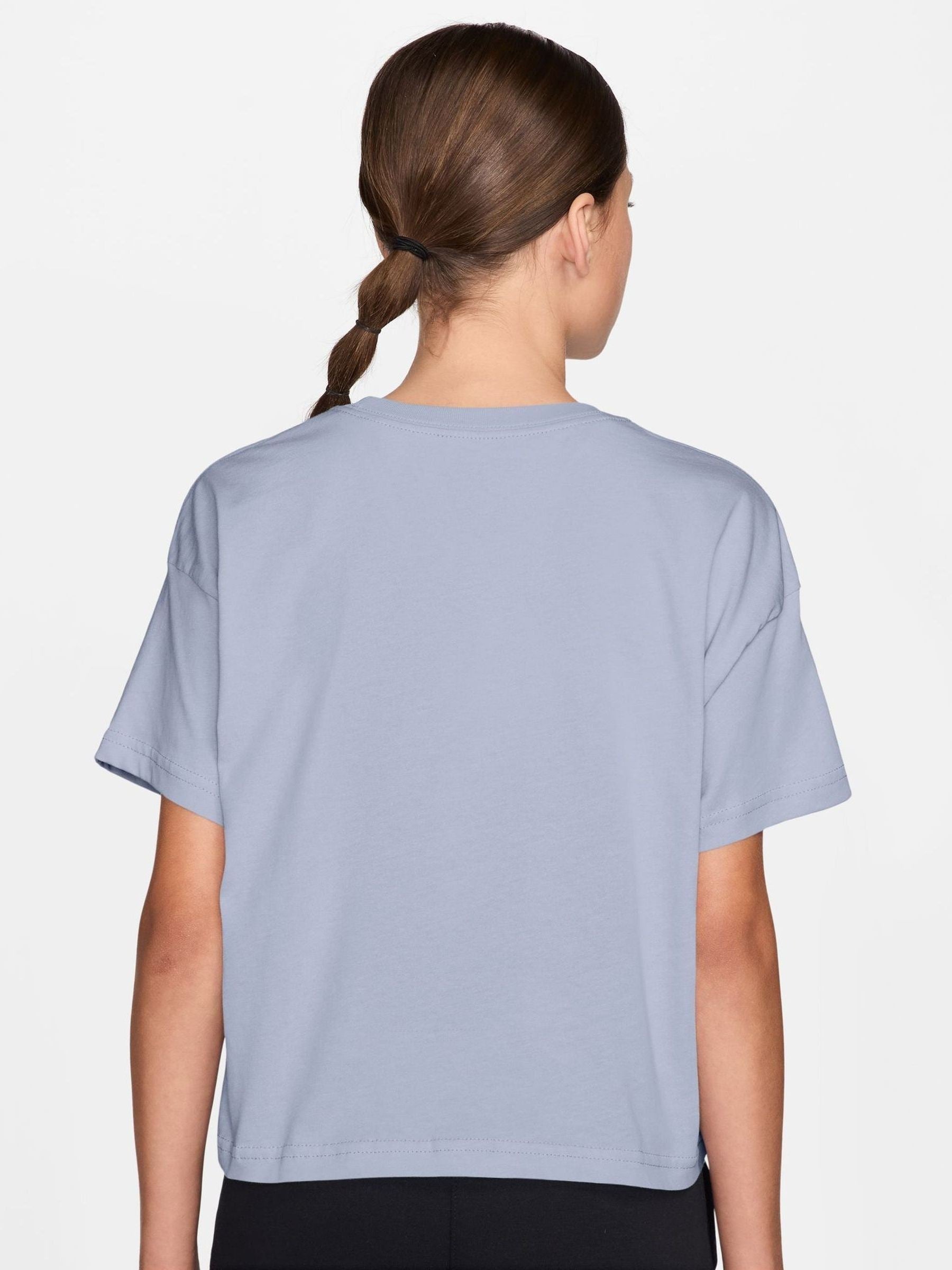 Dsiney Kidz - Nike Ghost Blue Sportswear Boxy T-Shirt image 2
