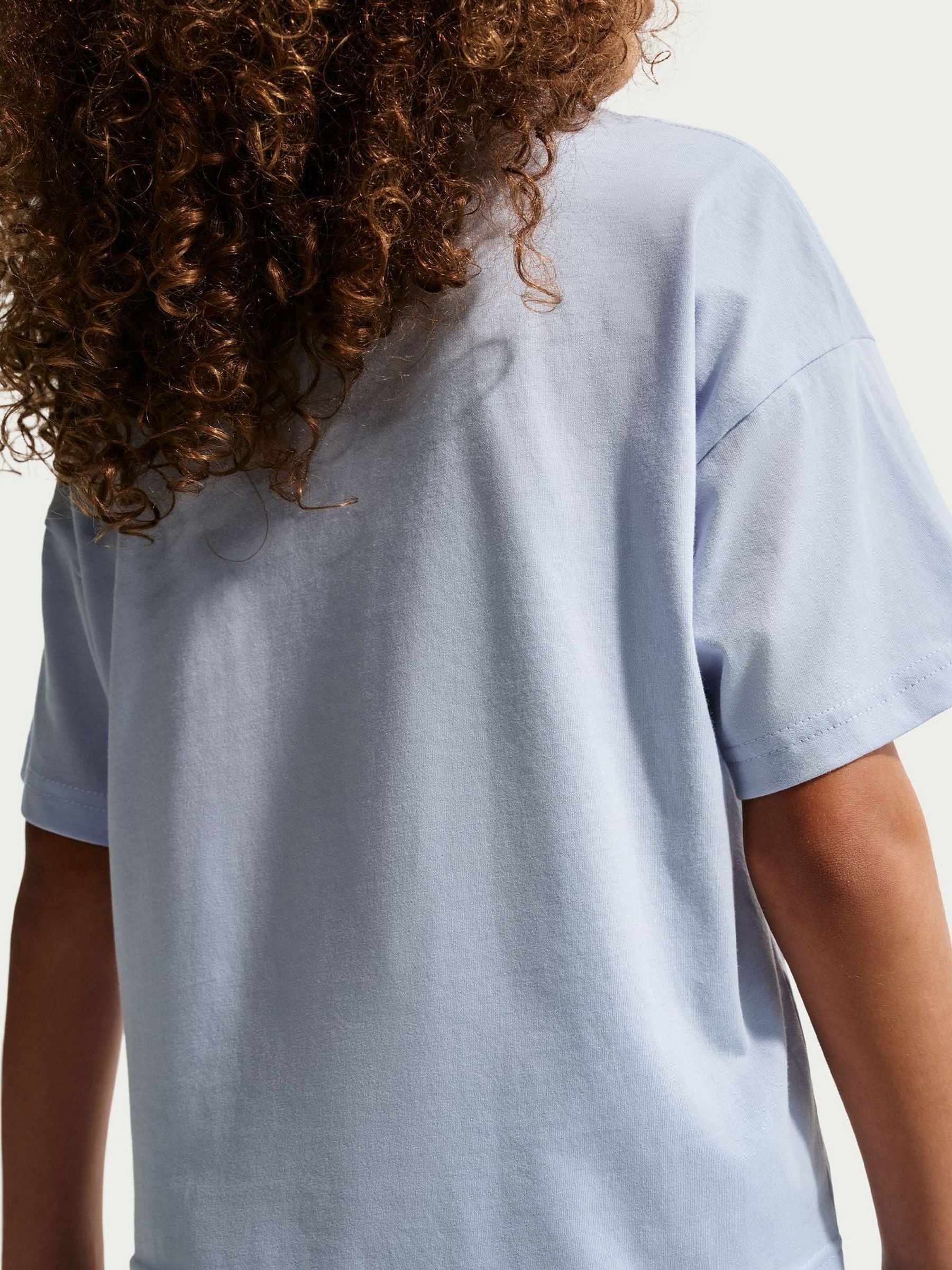 Dsiney Kidz - Nike Ghost Blue Sportswear Boxy T-Shirt image 3