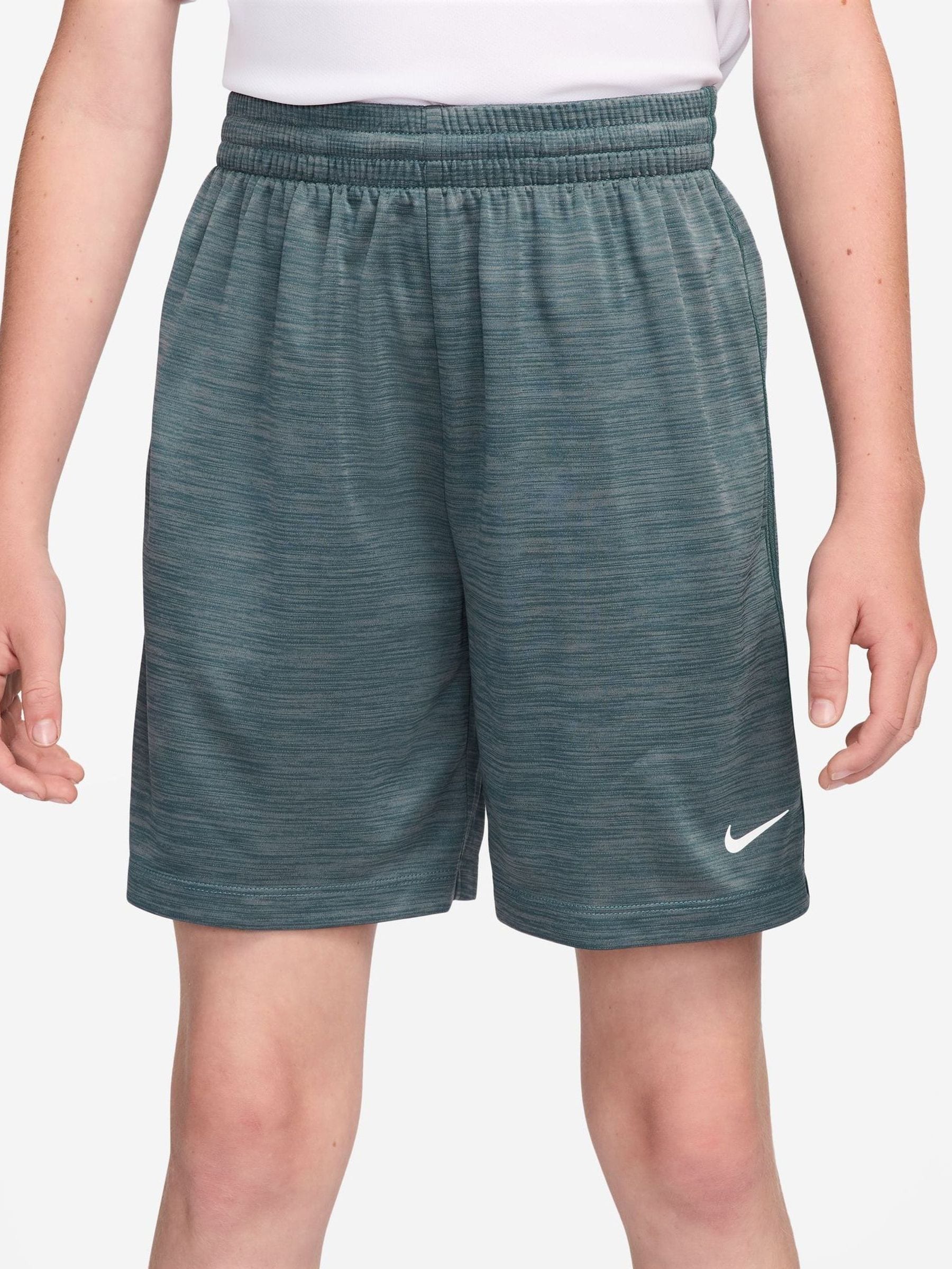 Dsiney Kidz - Nike Green Dark Multi Dri-FIT Shorts image 1