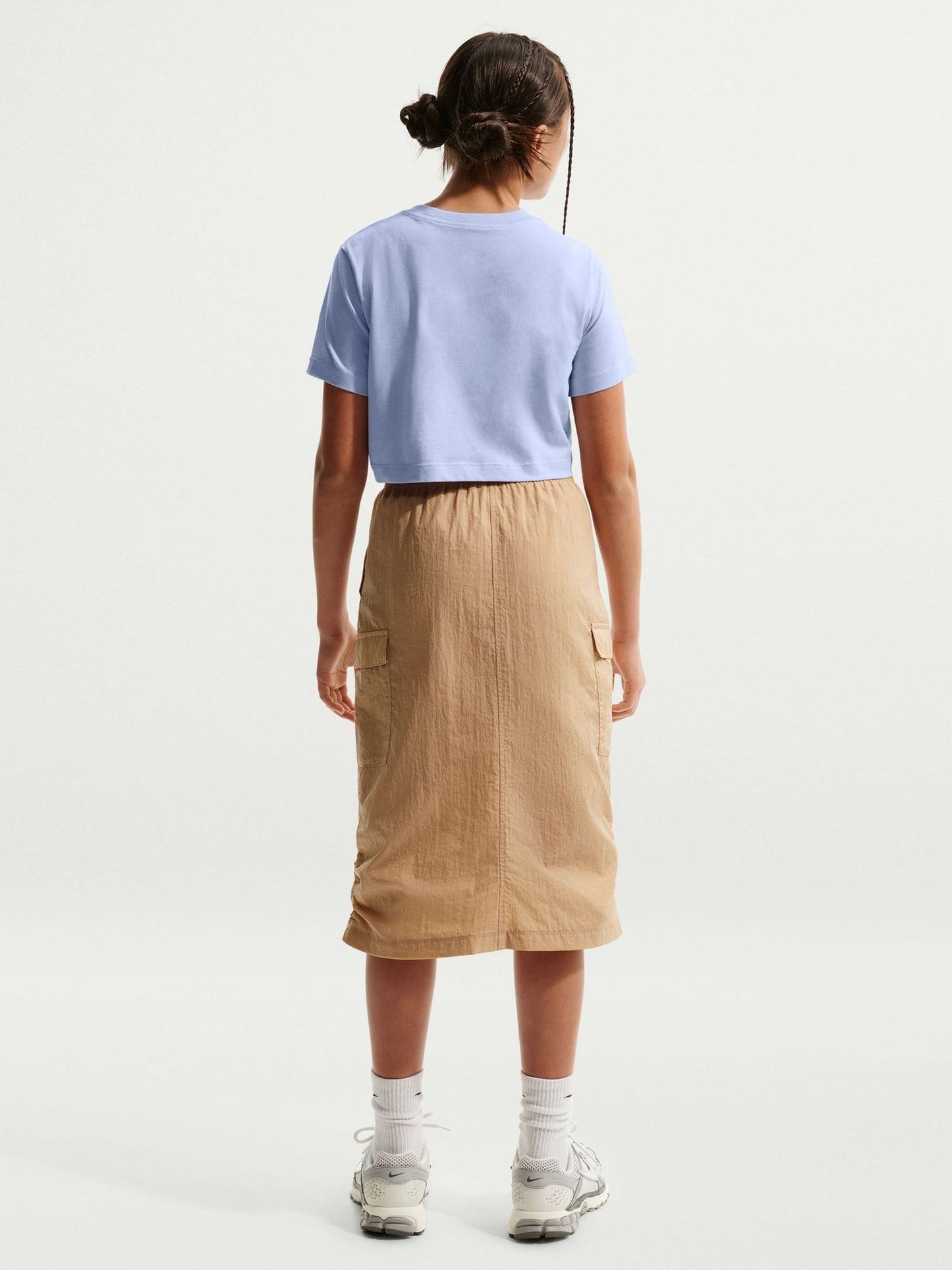 Dsiney Kidz - Nike Ghost Blue Cropped T-Shirt image 2