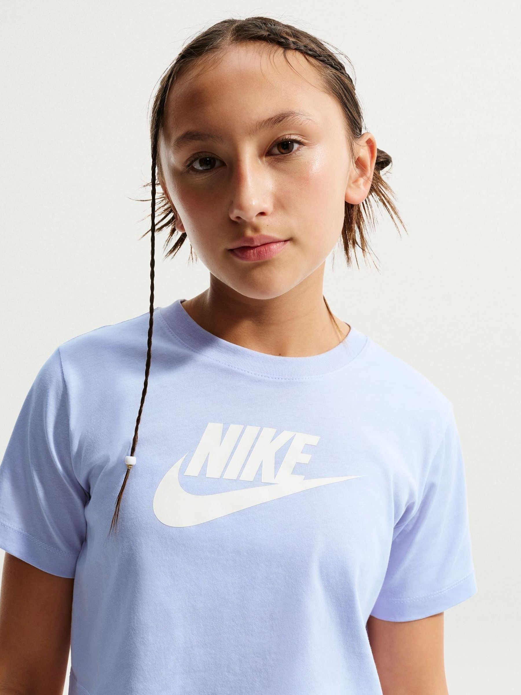 Dsiney Kidz - Nike Ghost Blue Cropped T-Shirt image 3