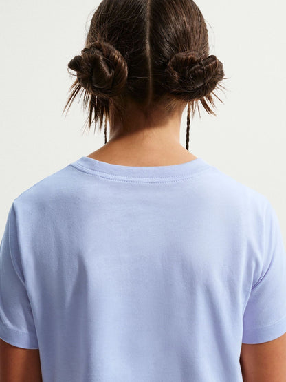 Dsiney Kidz - Nike Ghost Blue Cropped T-Shirt image 4