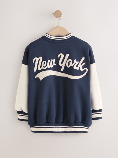 Dsiney Kidz - Navy Varsity Embroidered Jacket (3-16yrs) image 7