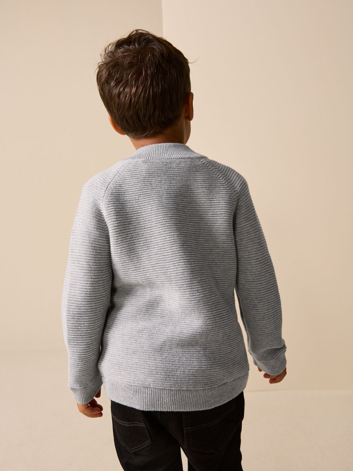 Grey Zip Through Cardigan (3mths-7yrs) - image 3