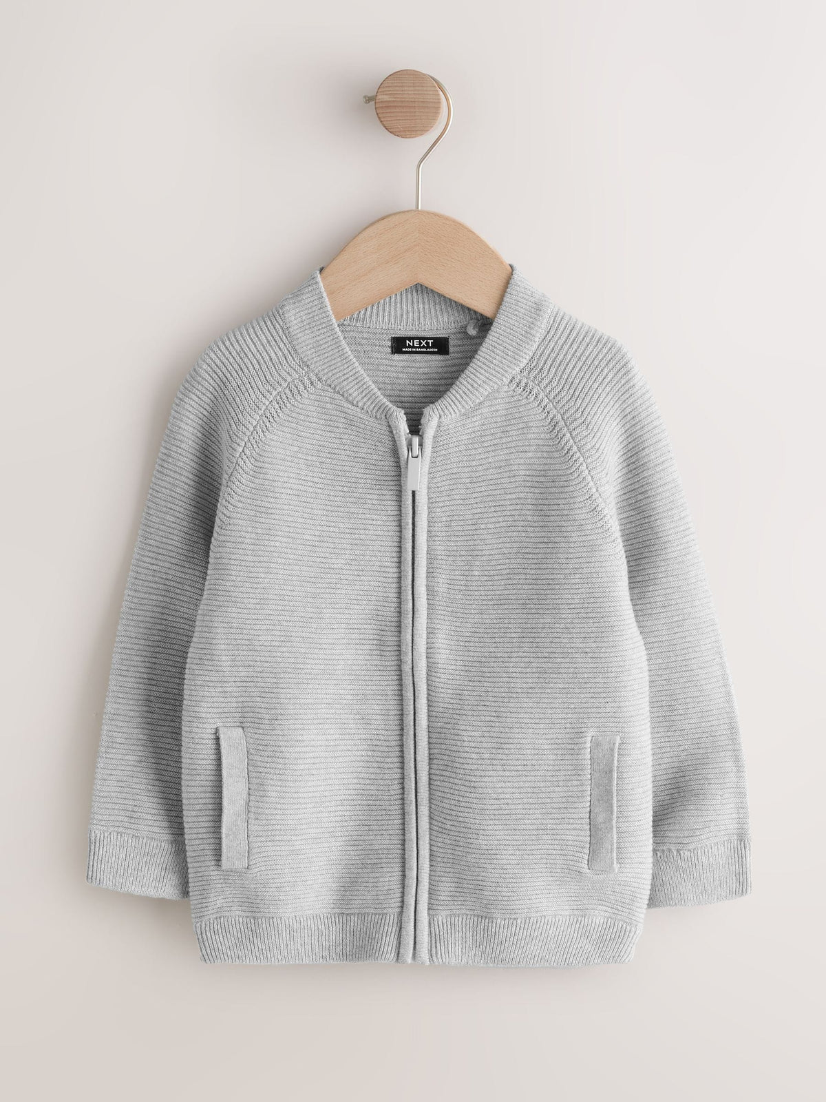 Grey Zip Through Cardigan (3mths-7yrs) - image 5