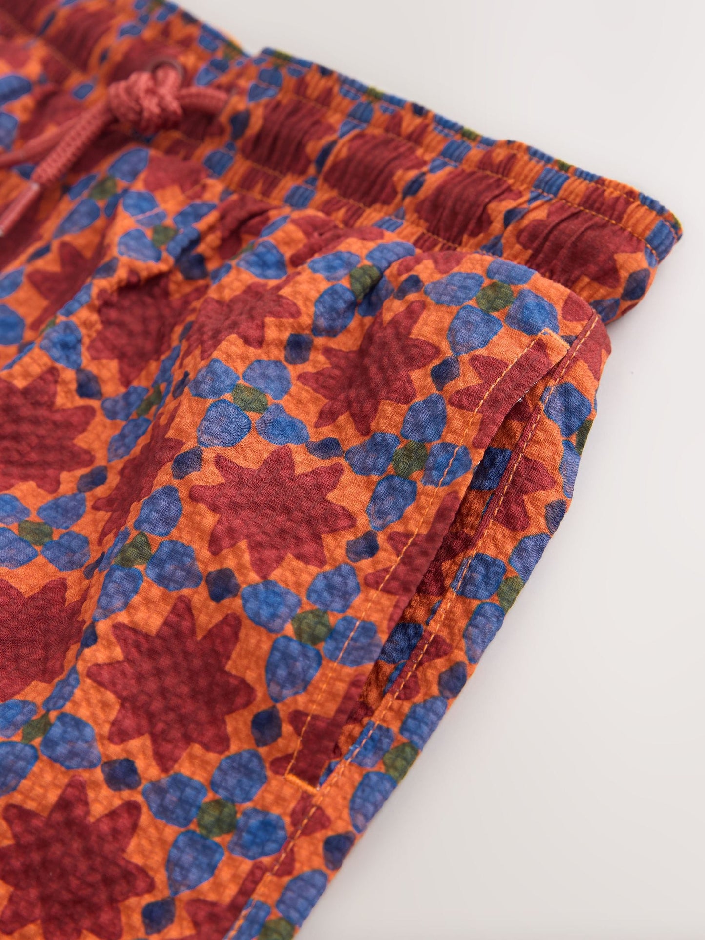 Rust Brown Printed Swim Shorts (3-16yrs) image 9
