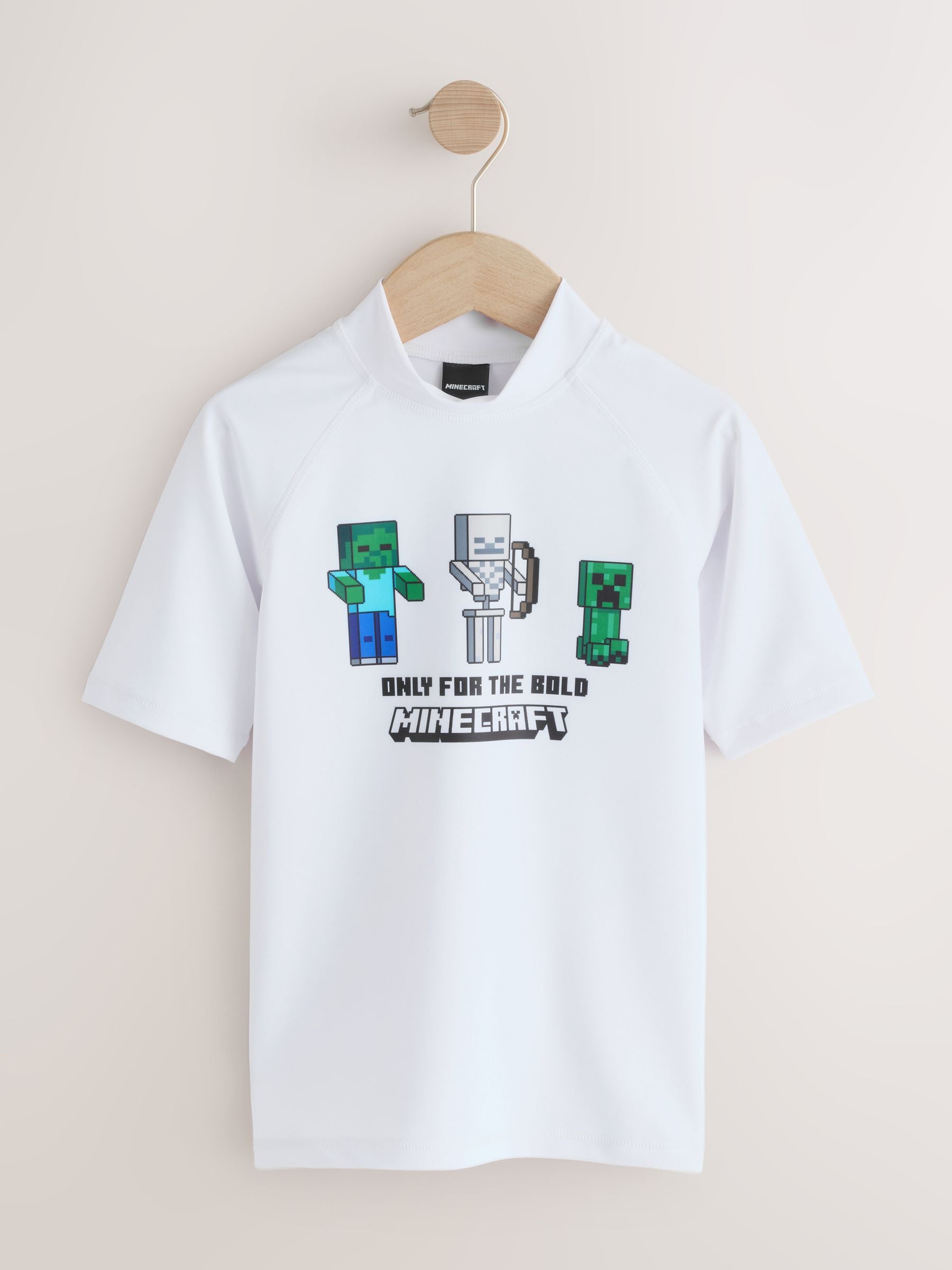 Dsiney Kidz - White Minecraft Rash Vest (3-16yrs) image 5