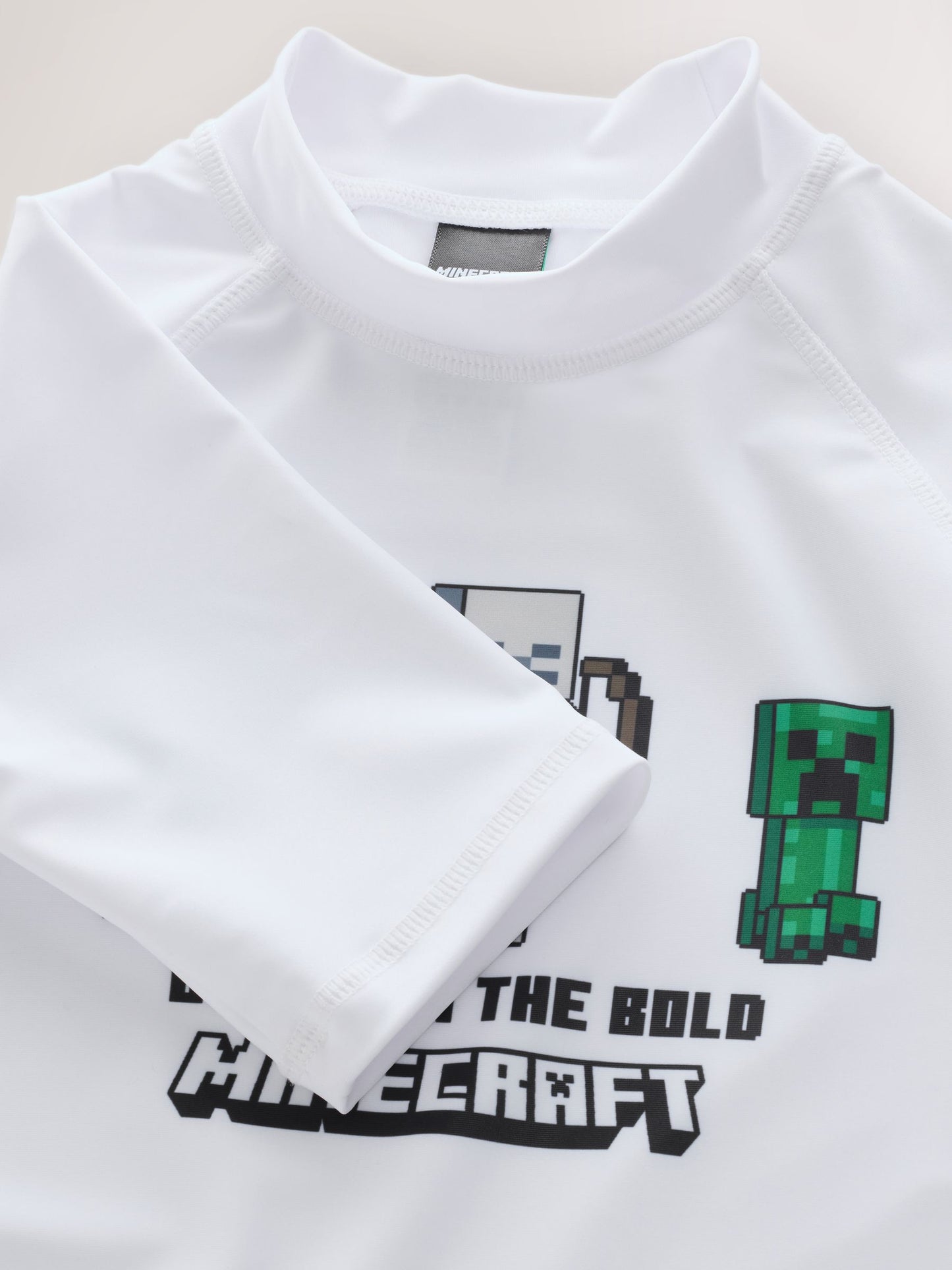 Dsiney Kidz - White Minecraft Rash Vest (3-16yrs) image 7