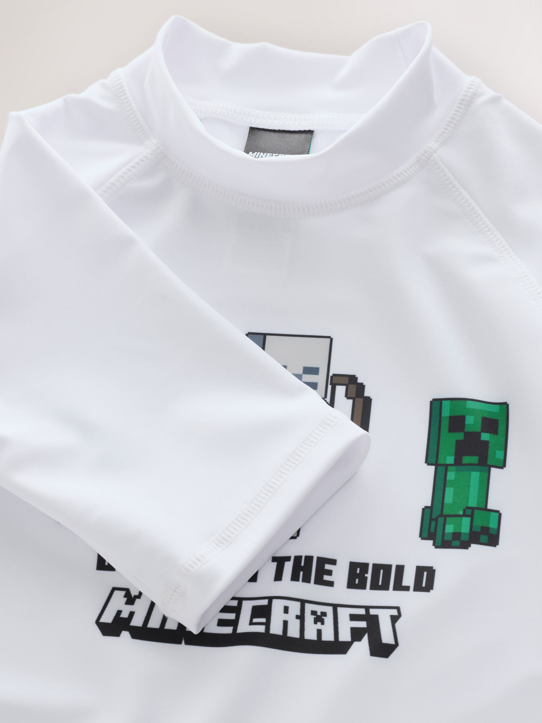 Dsiney Kidz - White Minecraft Rash Vest (3-16yrs) image 7