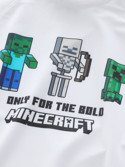 Dsiney Kidz - White Minecraft Rash Vest (3-16yrs) image 8