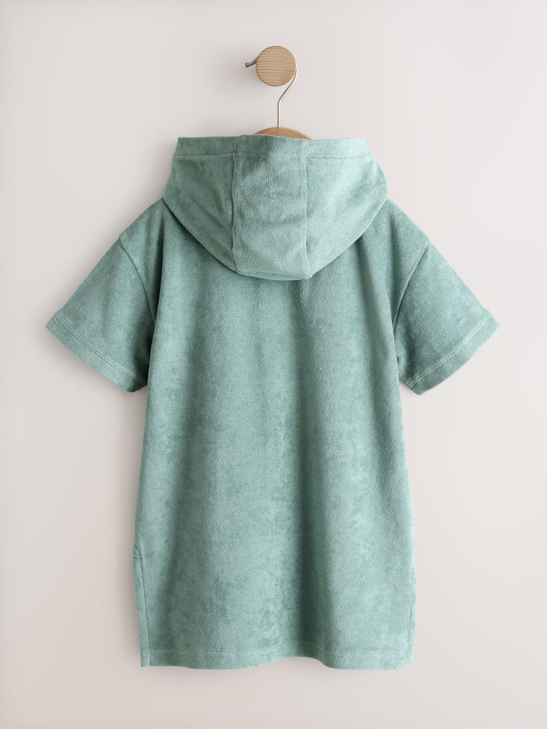 Sage Green Towelling Zip Through Cover-Up (3mths-7yrs) image 7