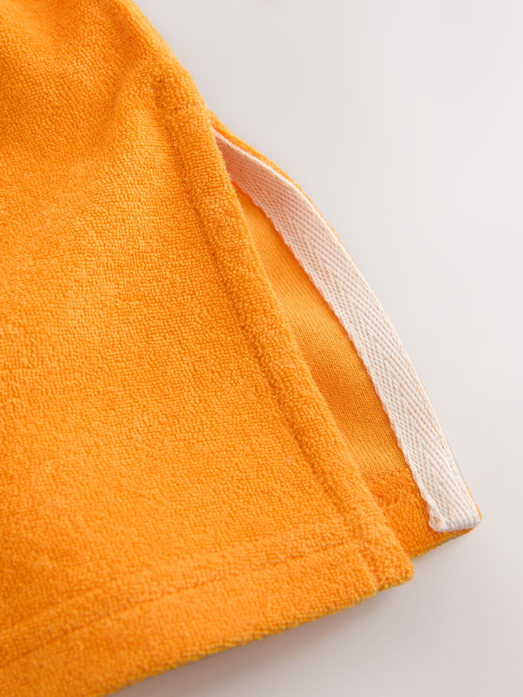 Orange Towelling Zip Through Cover-Up (3mths-7yrs) image 8