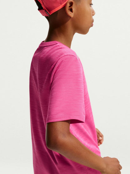 Dsiney Kidz - Nike Rush Pink Miler Dri-FIT Short Sleeve T-Shirt image 2
