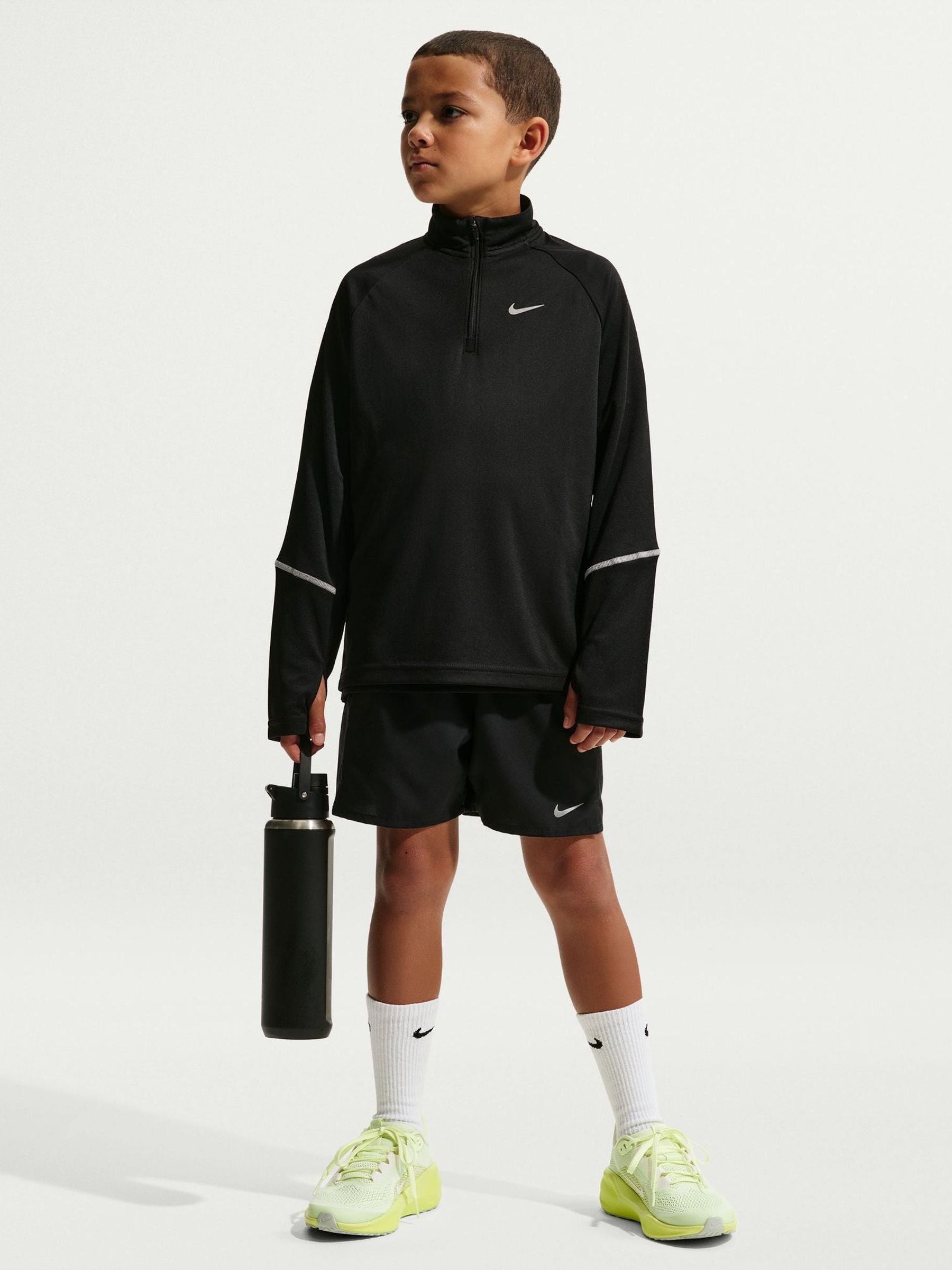 Dsiney Kidz - Nike Black Dri-Fit Miler Half Zip Top image 1