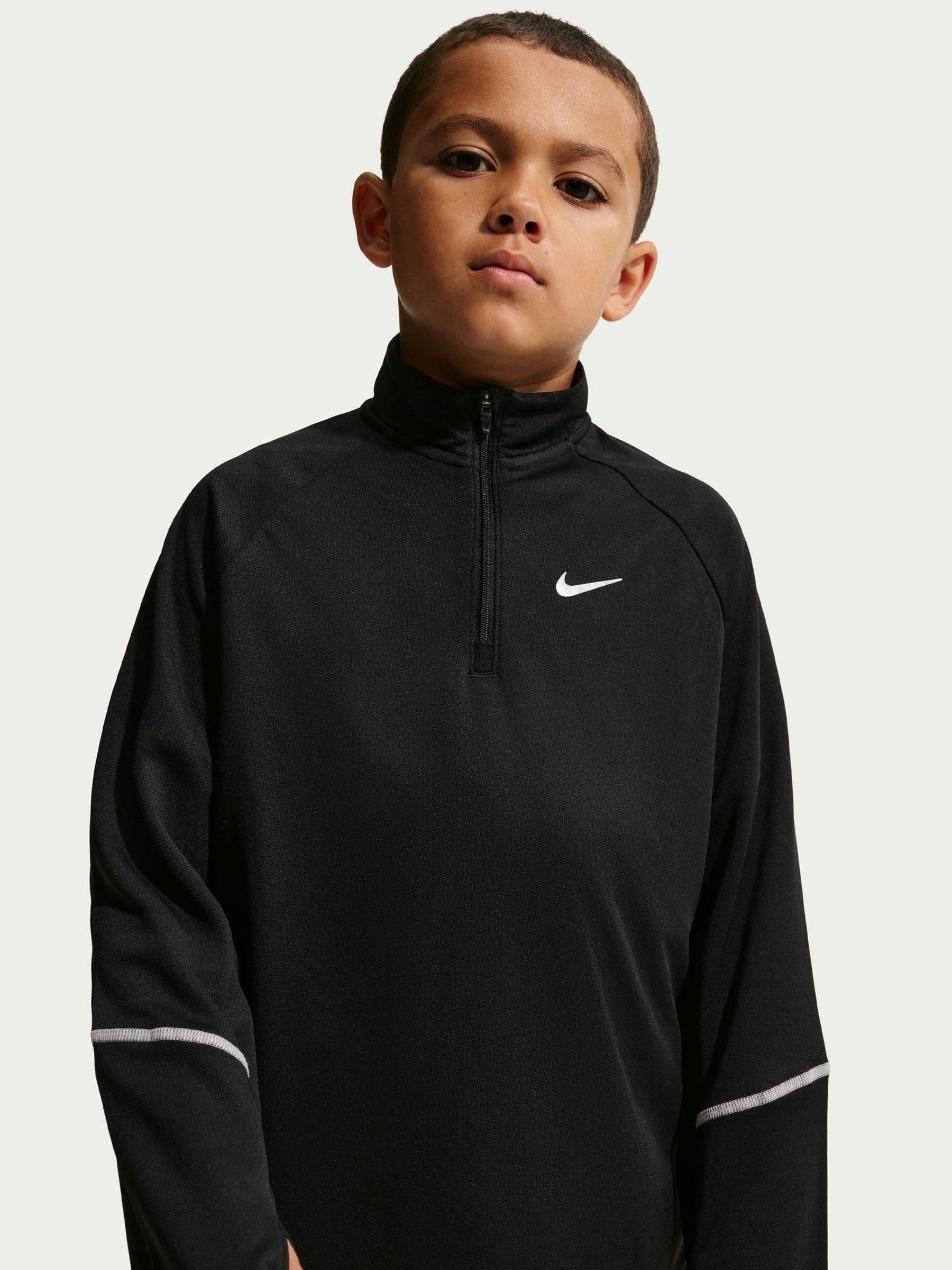Dsiney Kidz - Nike Black Dri-Fit Miler Half Zip Top image 3