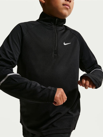Dsiney Kidz - Nike Black Dri-Fit Miler Half Zip Top image 5