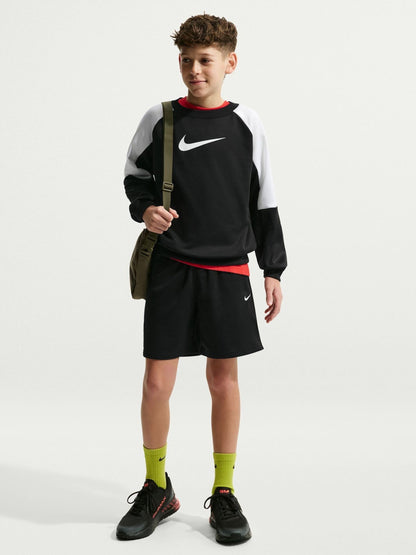 Dsiney Kidz - Nike Black Crew and Shorts Tracksuit image 1