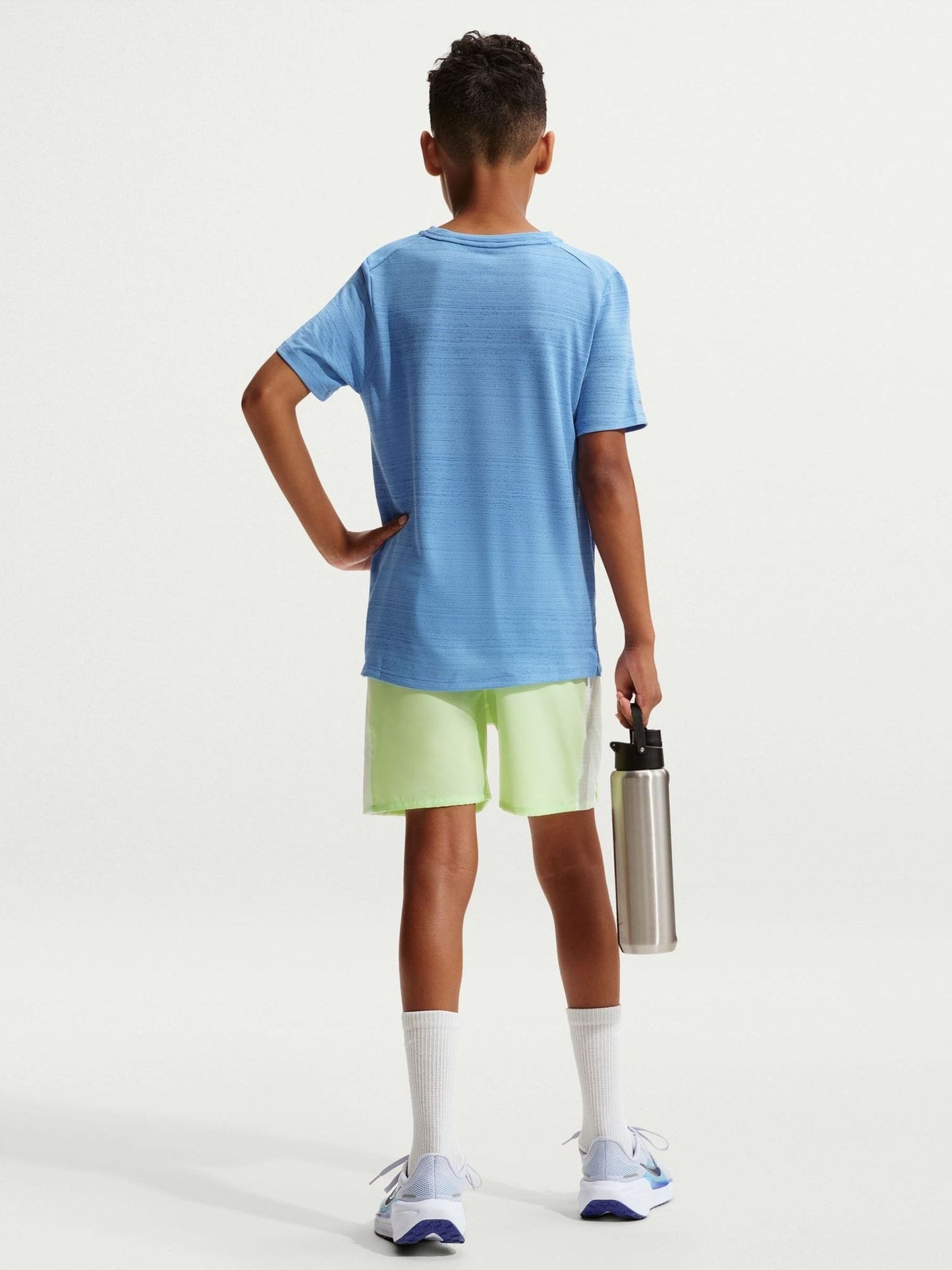 Dsiney Kidz - Nike Liquid Lime Miler Dri-FIT Training Shorts image 2