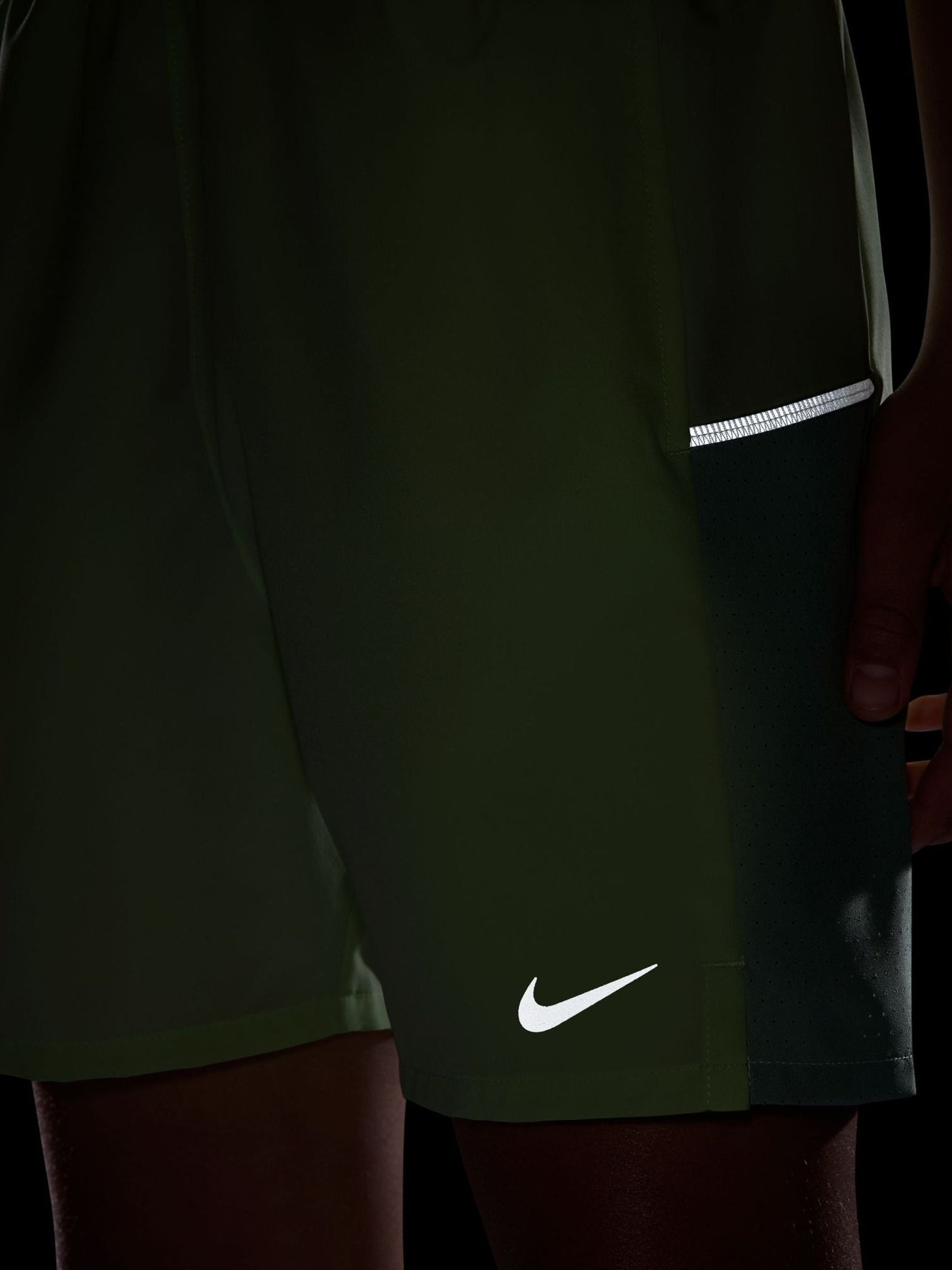 Dsiney Kidz - Nike Liquid Lime Miler Dri-FIT Training Shorts image 5