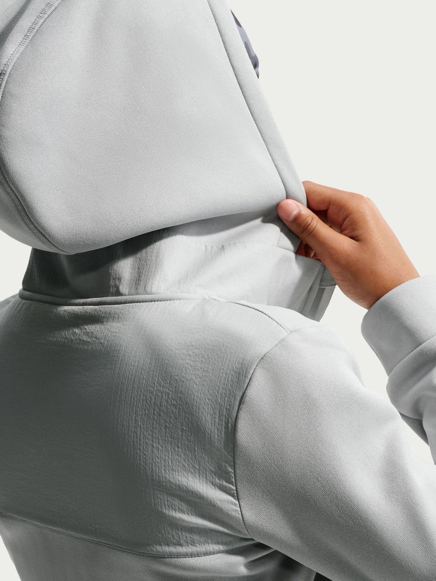 Dsiney Kidz - Nike Light Smoke Grey City Utility Full Zip Hoodie image 4