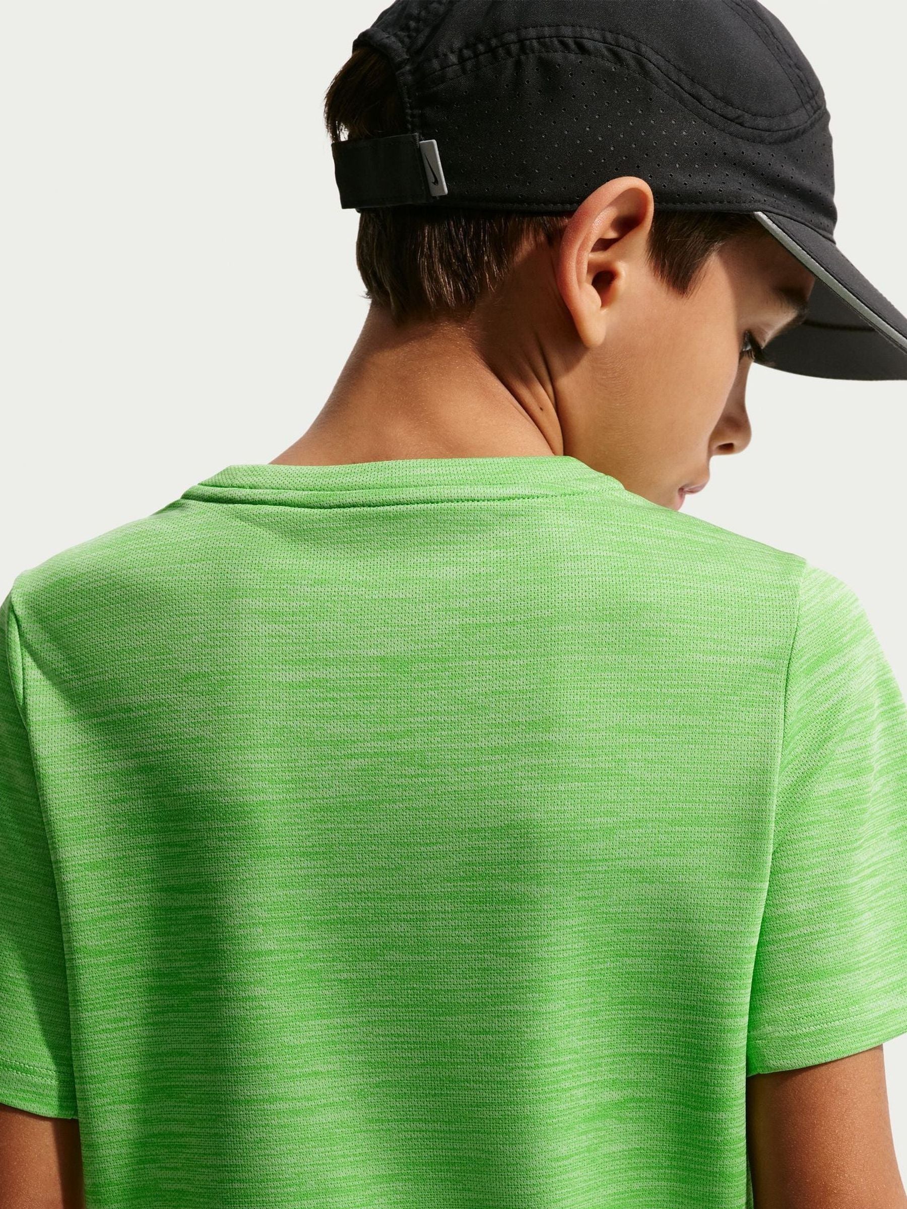Dsiney Kidz - Nike Liquid Lime Miler Dri-FIT Short Sleeve T-Shirt image 2
