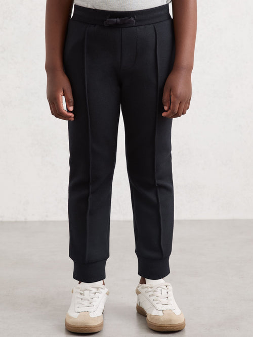 Reiss Navy Blue Premier 9-13 yrs Premium Interlock Drawstring Joggers image 1