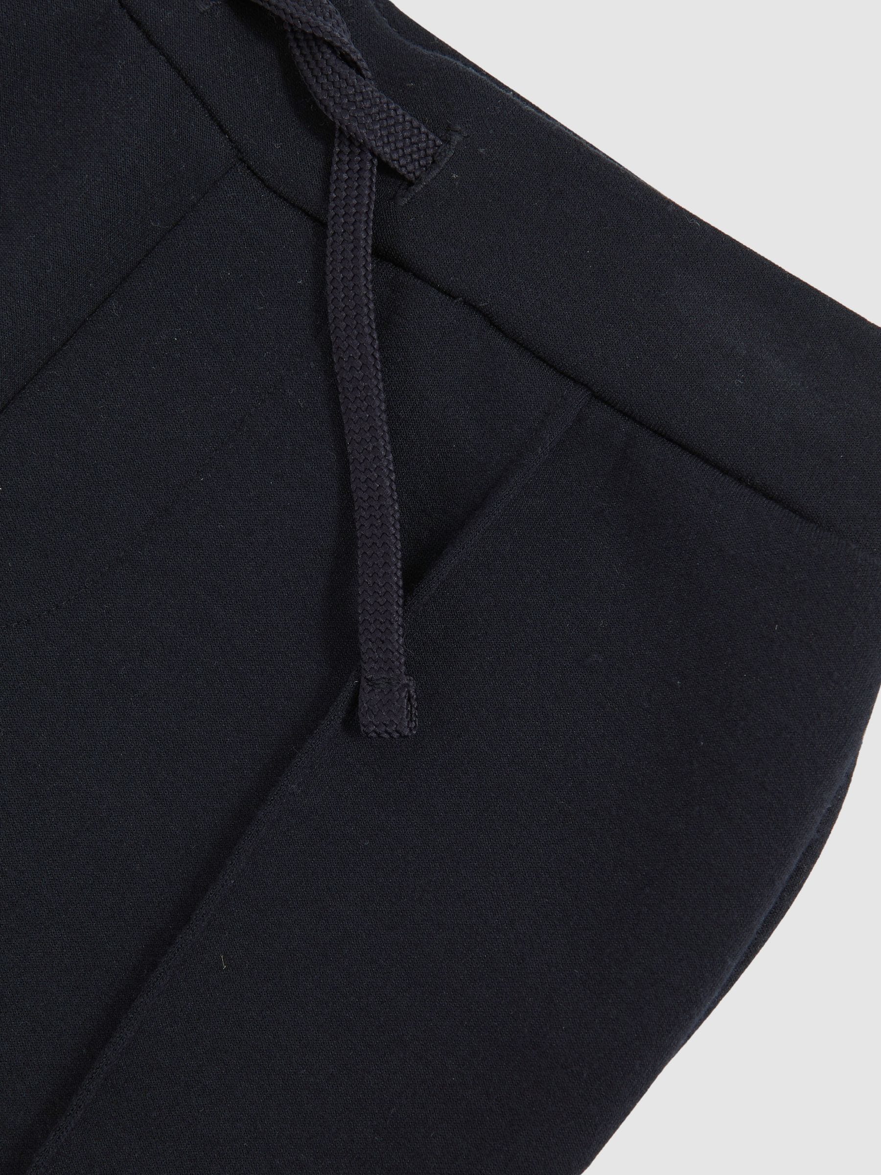 Reiss Navy Blue Premier 9-13 yrs Premium Interlock Drawstring Joggers image 4