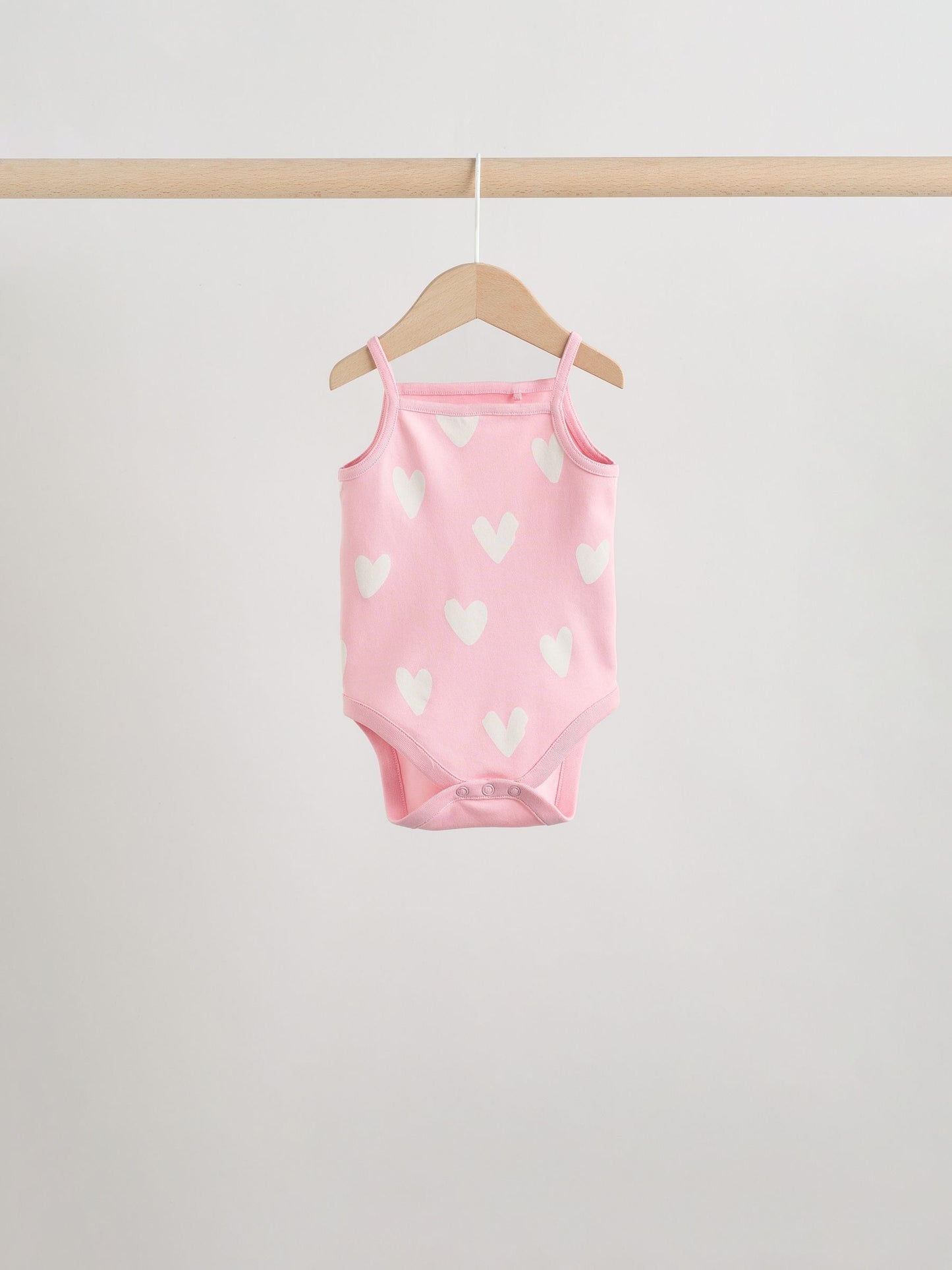 Pink Vest Baby Bodysuits 5 Pack image 6