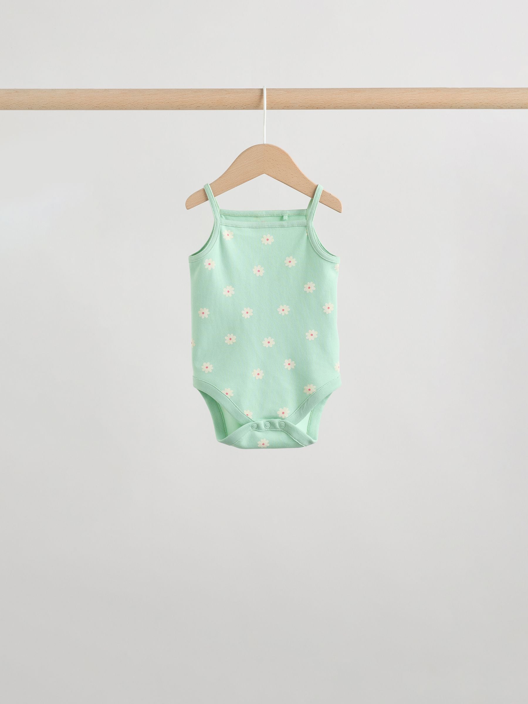 Pink Vest Baby Bodysuits 5 Pack image 9