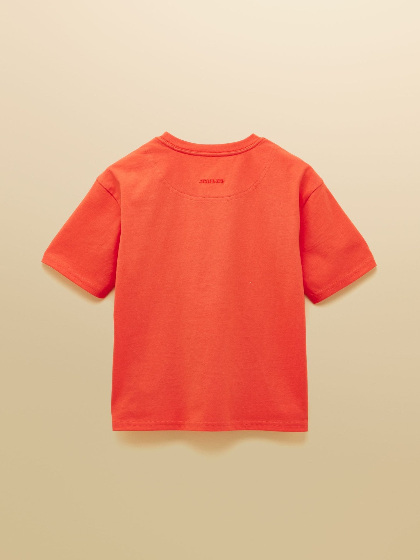 Joules Boys' Archie Orange Screenprint T-Shirt image 3
