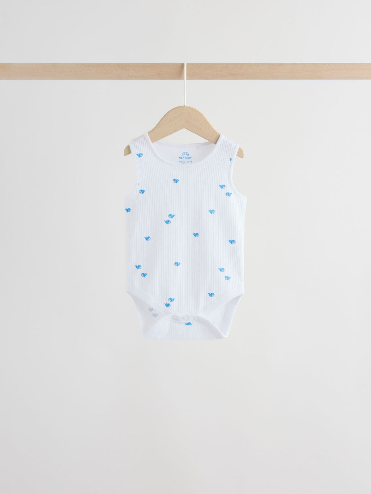Dsiney Kidz - Green/Blue Vest Baby Bodysuits 5 Pack image 6