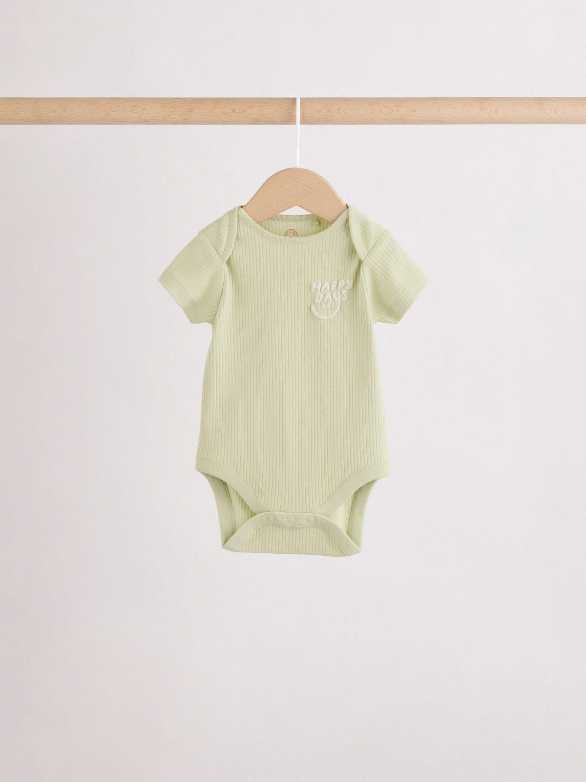 Multi Short Sleeve Baby Bodysuits 5 Pack image 3