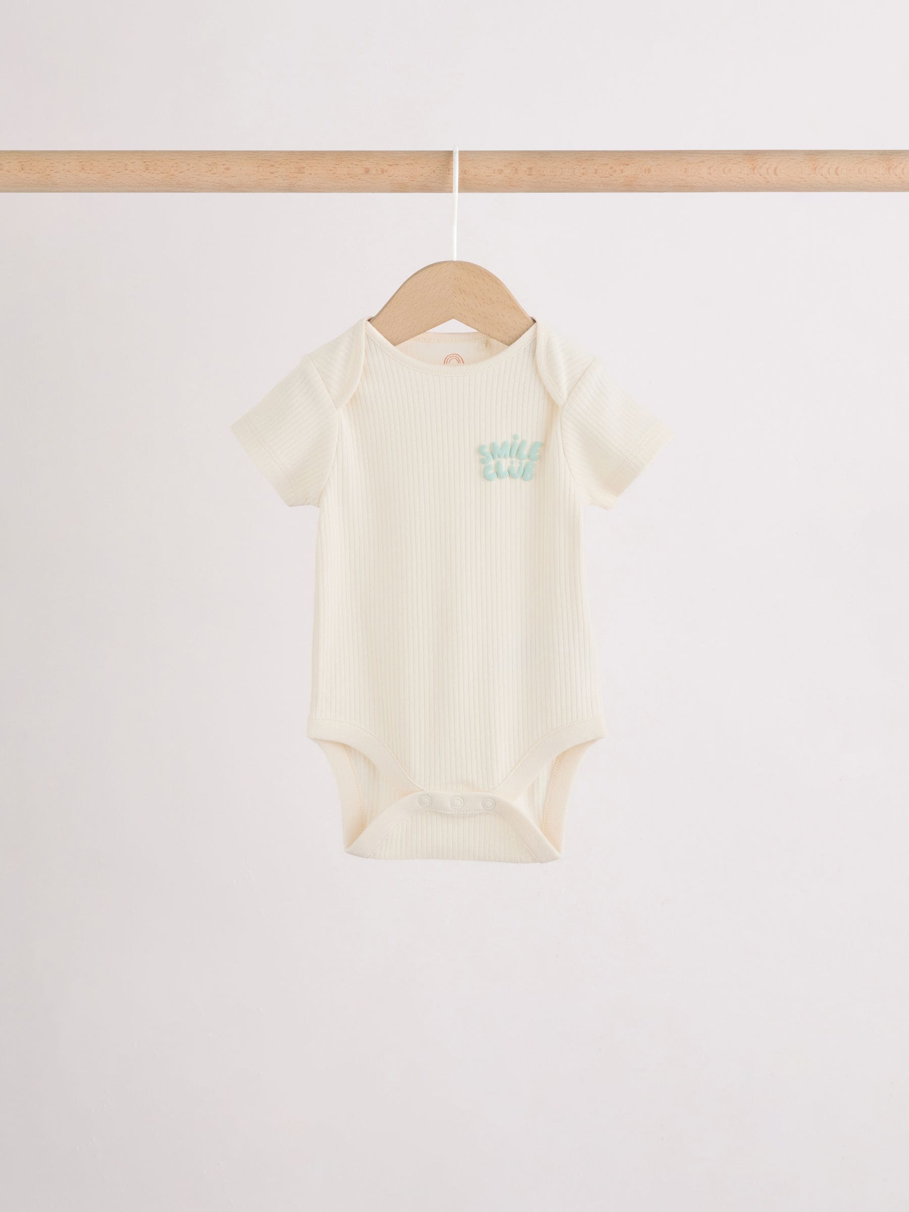 Multi Short Sleeve Baby Bodysuits 5 Pack image 6