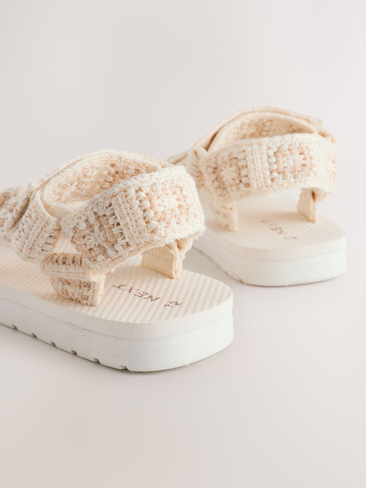 Neutral Crochet Trekker Sandals image 5