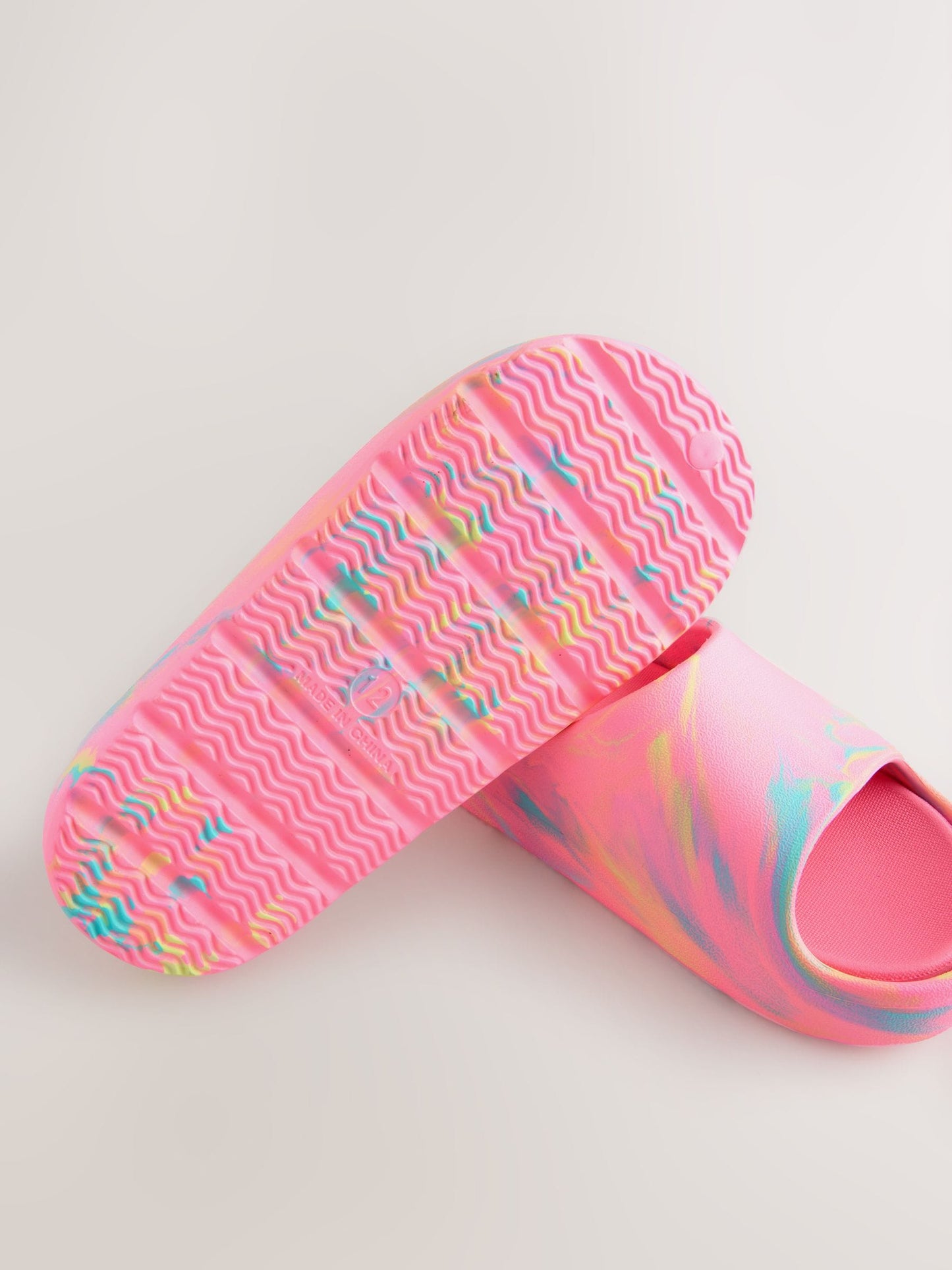 Pink Marble Comfort Sliders image 4