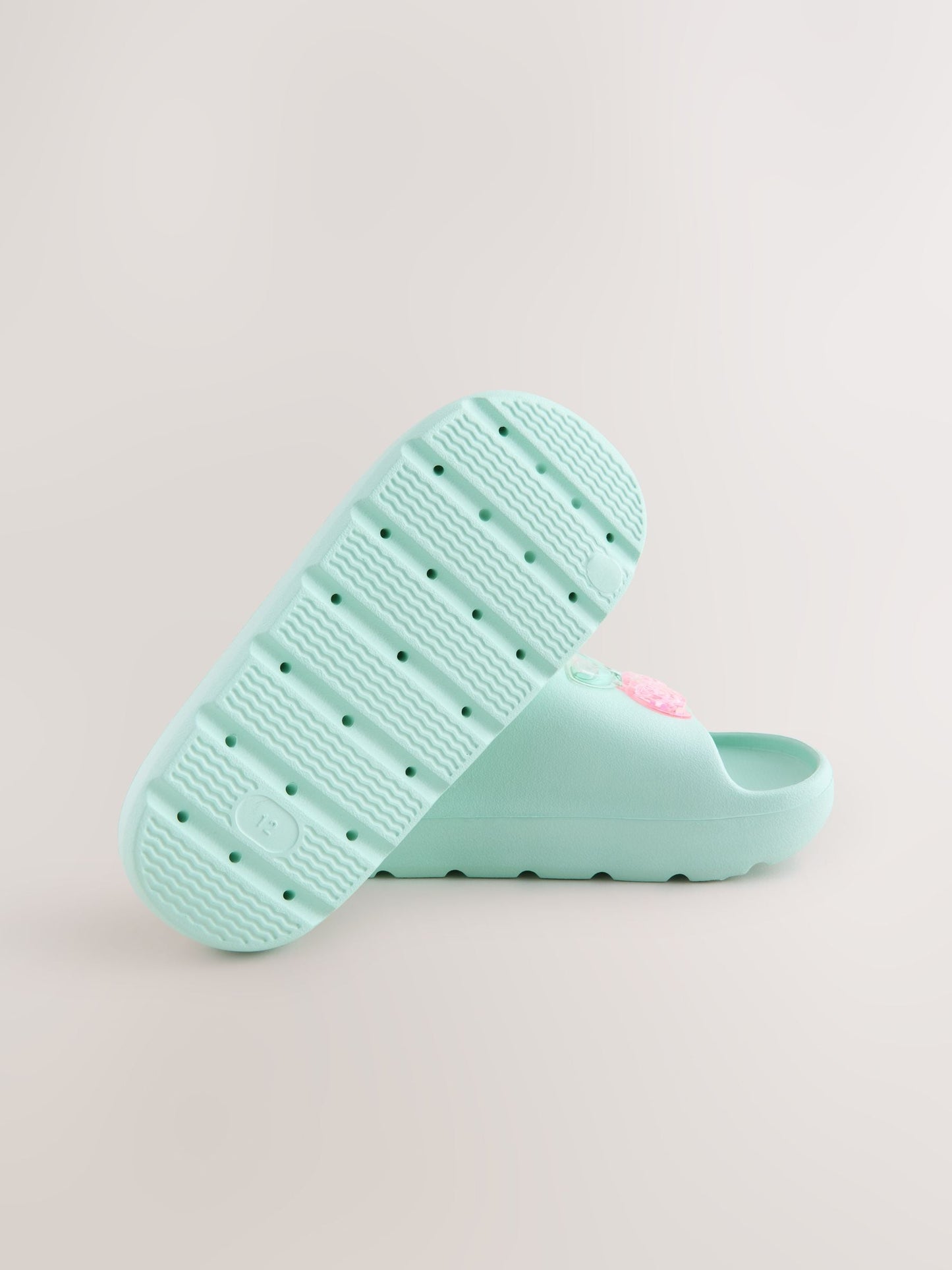 Turquoise Blue Glitter Cherry Sliders image 5